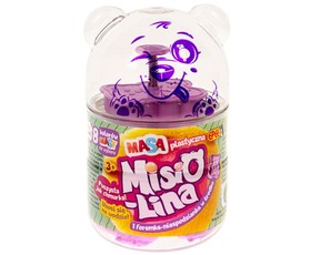 Misiolina plastikinė masė 60g 1 formelė rožinė