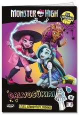 Monster Hight. Galvosūkiai su lipdukais