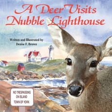 A Deer Visits Nubble Lighthouse