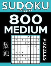 Sudoku Book 800 Medium Puzzles