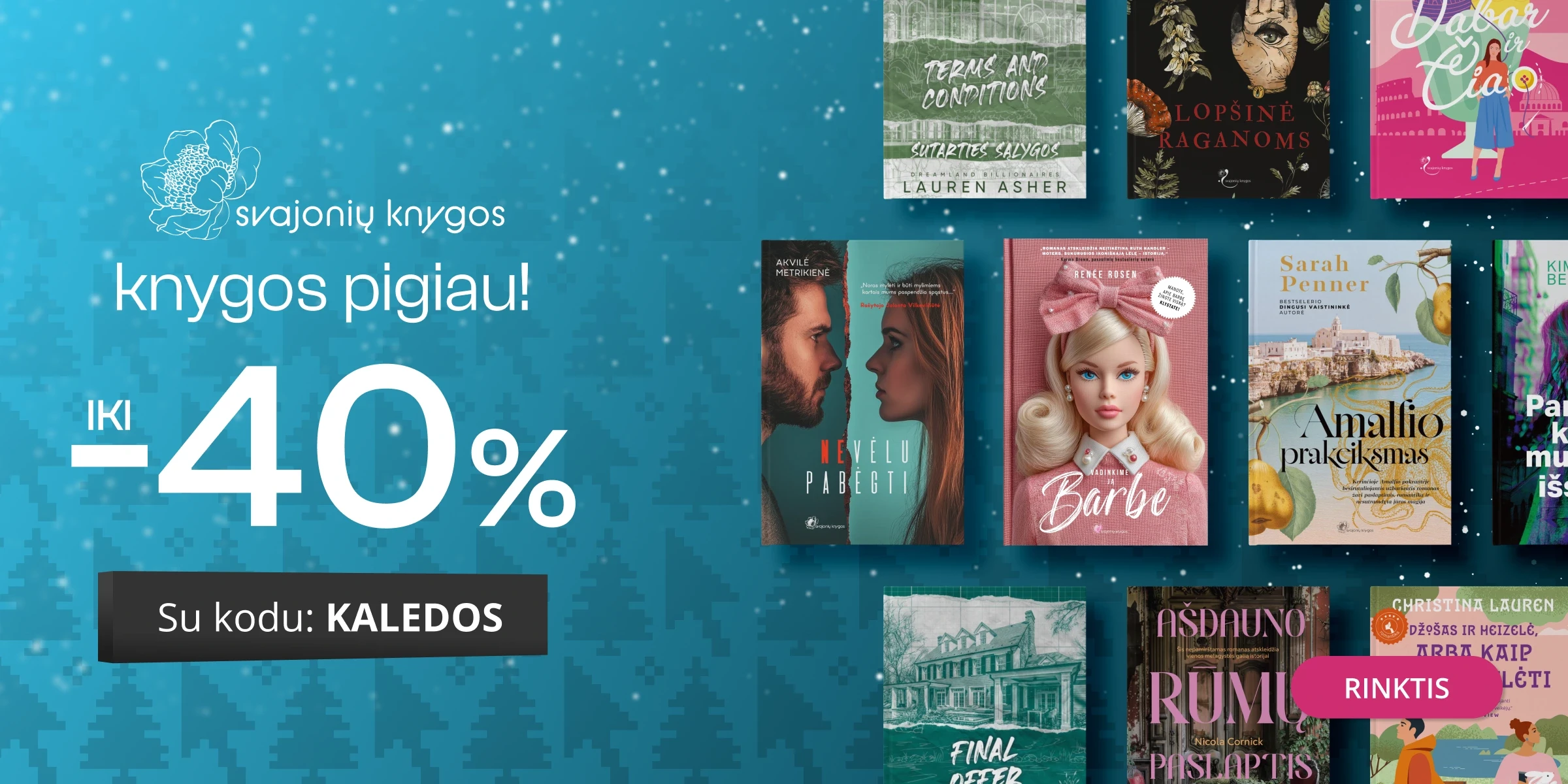 LEIDYKLOS SVAJONIŲ KNYGOS KNYGOMS - extra nuolaidos iki -40%!