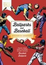 Baseball and Ballparks Sticker & Logbook