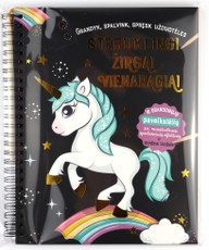 Stebuklingi žirgai vienaragiai: grandyk, spalvink, spręsk užduotėles