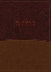The NKJV, Woman's Study Bible, Fully Revised, Imitation Leather, Brown/Burgundy, Full-Color, Indexed