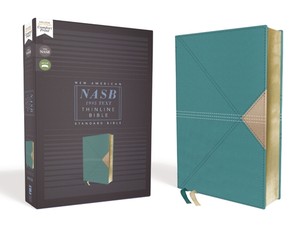 Nasb, Thinline Bible, Leathersoft, Teal, Red Letter Edition, 1995 Text, Comfort Print