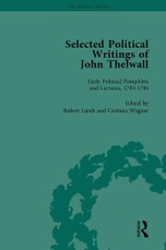 Selected Political Writings of John Thelwall Vol 1