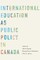 International Education as Public Policy in Canada