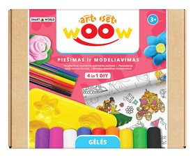 Kūrybinis rinkinys WOW 4 in 1 „Gėlės”