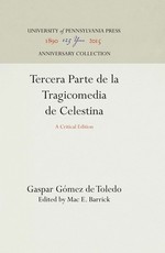 Tercera Parte de la Tragicomedia de Celestina