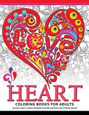 Heart Coloring Book for Adults