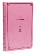 NKJV, Deluxe Gift Bible, Imitation Leather, Pink, Red Letter Edition