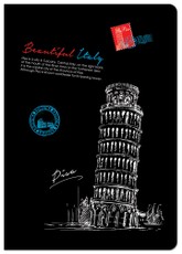 Knyga A5 96lap 70g lang METROPOL