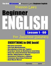 Preston Lee's Beginner English Lesson 1 - 60 For Japanese Speakers