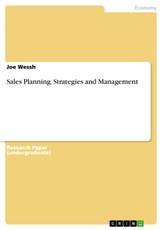 Sales Planning. Strategies and Management