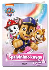 Šunyčiai patruliai. Spalvinimas su lipdukais