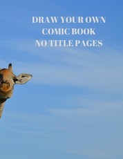 Draw Your Own Comic Book No Title Pages