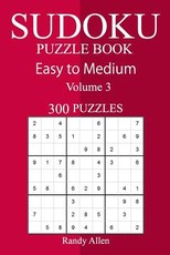 300 Easy to Medium Sudoku Puzzle Book