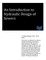 An Introduction to Hydraulic Design of Sewers