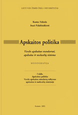 Apskaitos politika, I dalis