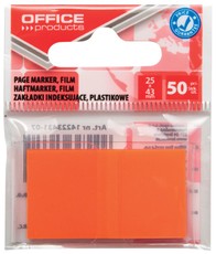 Lip.indeksai 25x43mm,50lap.neon or.OFFp