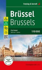 Brüssel, Innenstadtplan 1:10.000, freytag & berndt
