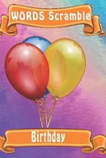 word scramble Birthday