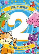 Spalvinimas 2 metų vaikams. Per 90 piešinių