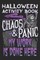 Halloween Activity Book Chaos and Panic My Work Is Done Here