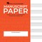 Wide Staff Manuscript Paper Red Cover Music Notebook with Large Staves and Music Notation Guide Hal Leonard Music Composition Book for Students and Professionals