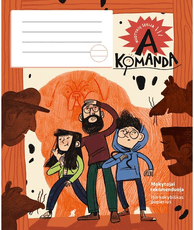 Sąsiuvinis A KOMANDA, 36 lapai, linijomis