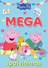 Kiaulytė Pepa. Mega spalvinimo knyga