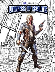 Dark Titan Books' The Universe of Realms Coloring Book