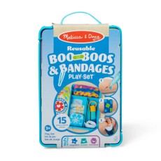 Žaislinis tvarsčių rinkinys MELISSA & DOUG „Boo-Boos & Bandages Reusable“