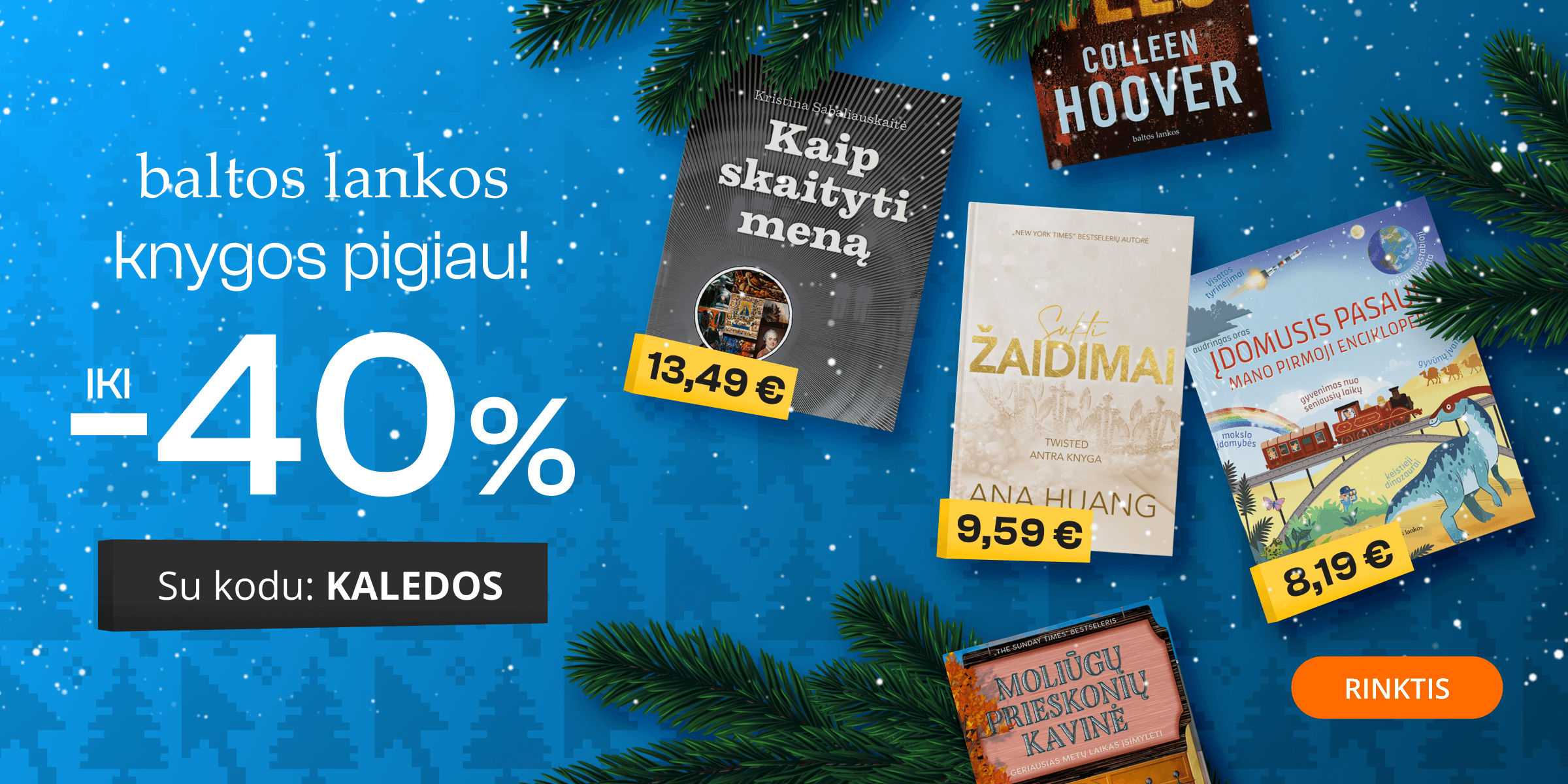 LEIDYKLOS BALTOS LANKOS KNYGOS - extra nuolaidos iki -40%!