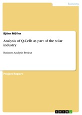Analysis of Q-Cells as part of the solar industry