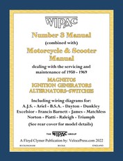 Wipac (Combined) Number 3 Manual and Motorcycle & Scooter Manual 1950-1969