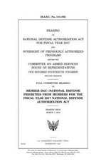 Hearing on National Defense Authorization Act for Fiscal Year 2017 and oversight of previously authorized programs before the Committee on Armed Services, House of Representatives, One Hundred Fourteenth Congress, second session