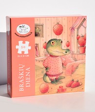 Dėlionė „Braškių diena“. 50 detalių