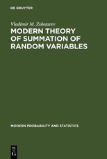 Modern Theory of Summation of Random Variables