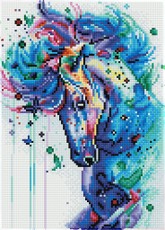 Deimantinė mozaika MYSTICAL STALLION 35x25