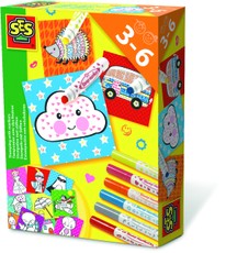 SES Spalvinimo rinkinys su antspaudukais