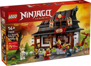 Blocks Ninjago 71858 — kalvis su keturiais ginklais, 15‑ojo jubiliejaus leidimas