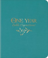 The One Year Bible Expressions (Leatherlike, Tidewater Teal)