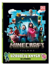Minecraft filmas. Užduočių knyga su lipdukais