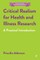 Critical Realism for Health and Illness Research