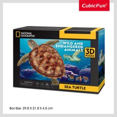 CUBICFUN NG 3D dėlionė „Jūrų vėžlys“