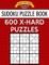 Sudoku Puzzle Book, 600 Extra Hard Puzzles
