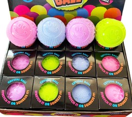 Antistresinis žaislas „Squishy Happy Ball“, 1 vnt.