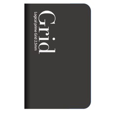 Užrašų knygelė „Logical Prime Grid Slim” A6, langeliais, juoda