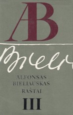 Alfonsas Bieliauskas. Raštai III